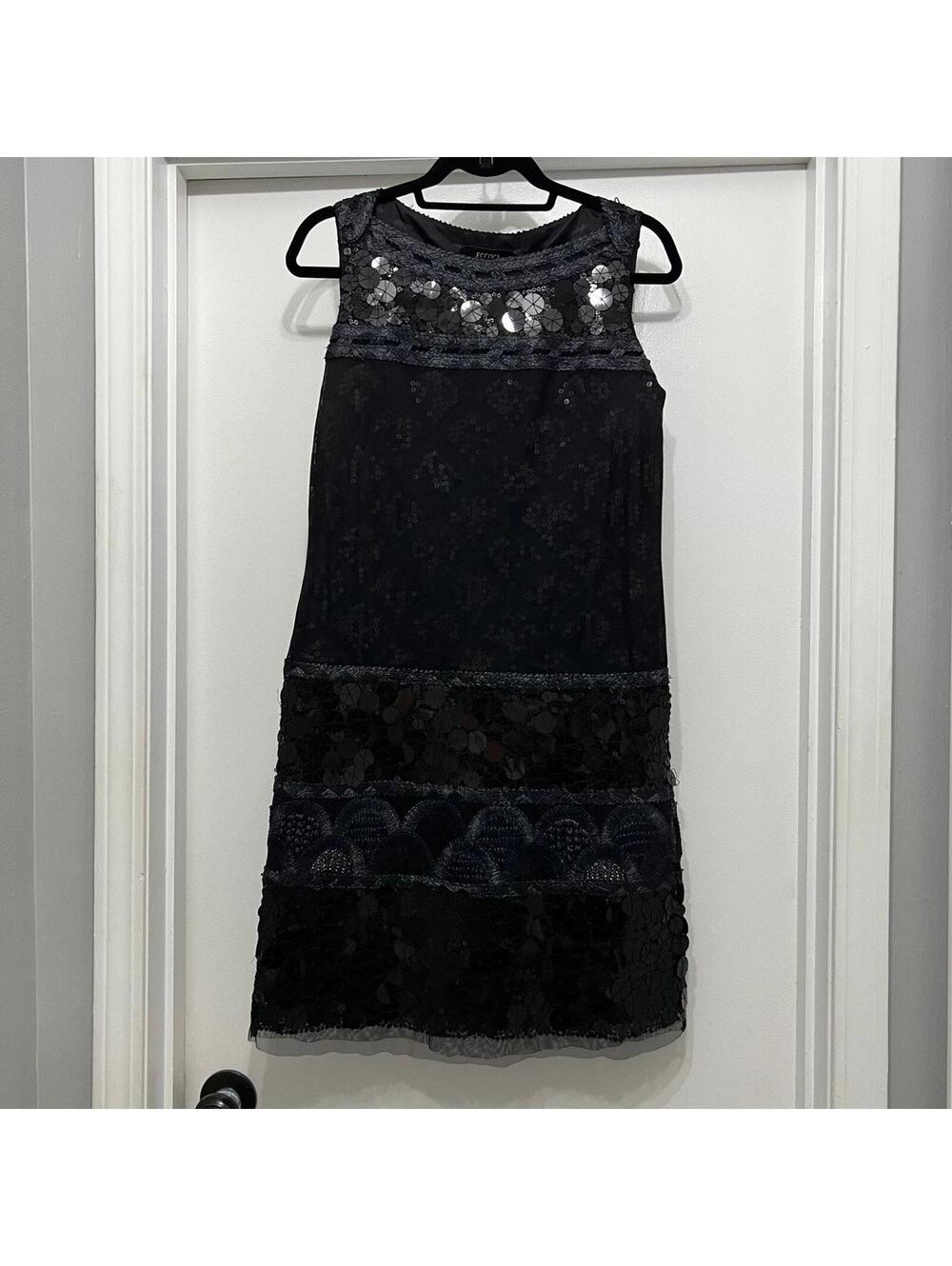 Eccoci Women's Black Sequins Dress size 4